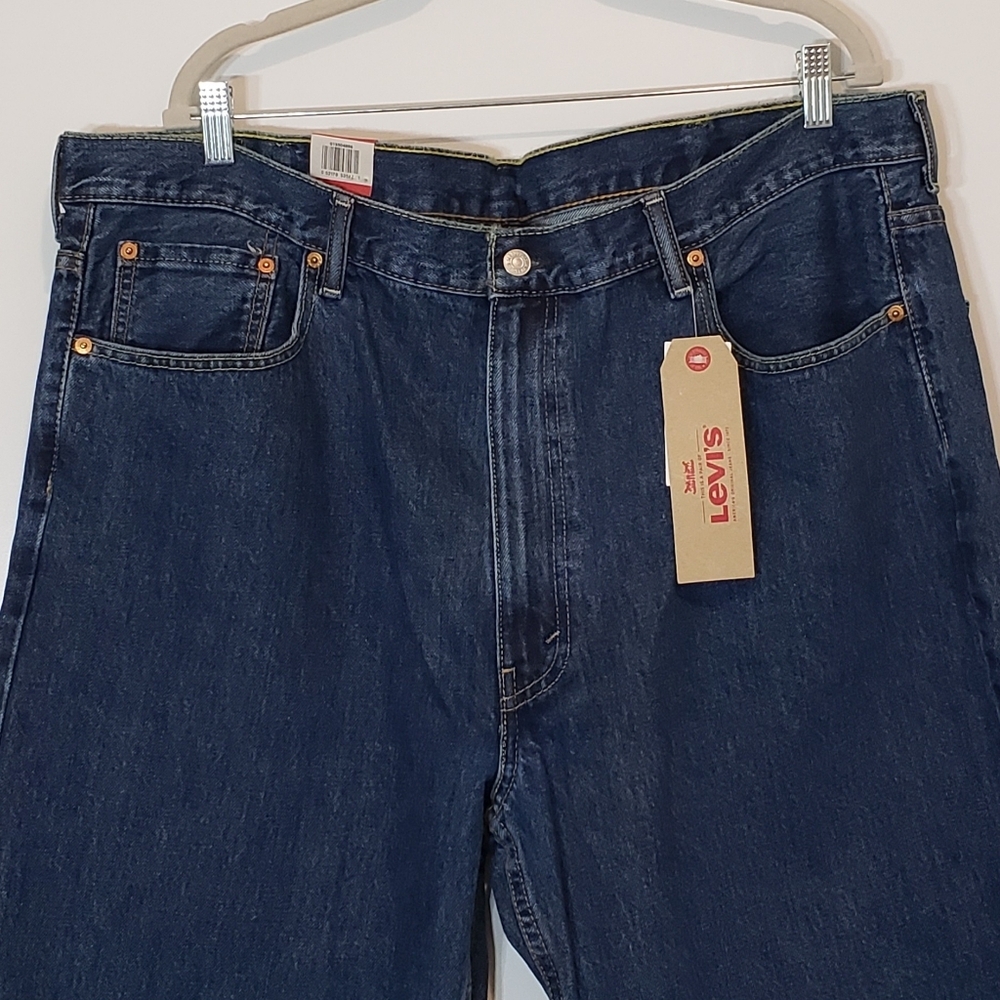 Levi's Jeans Men's Size 44X29 550 Relaxed Fit Dark Wash Brand New With Tags - Picture 9 of 16